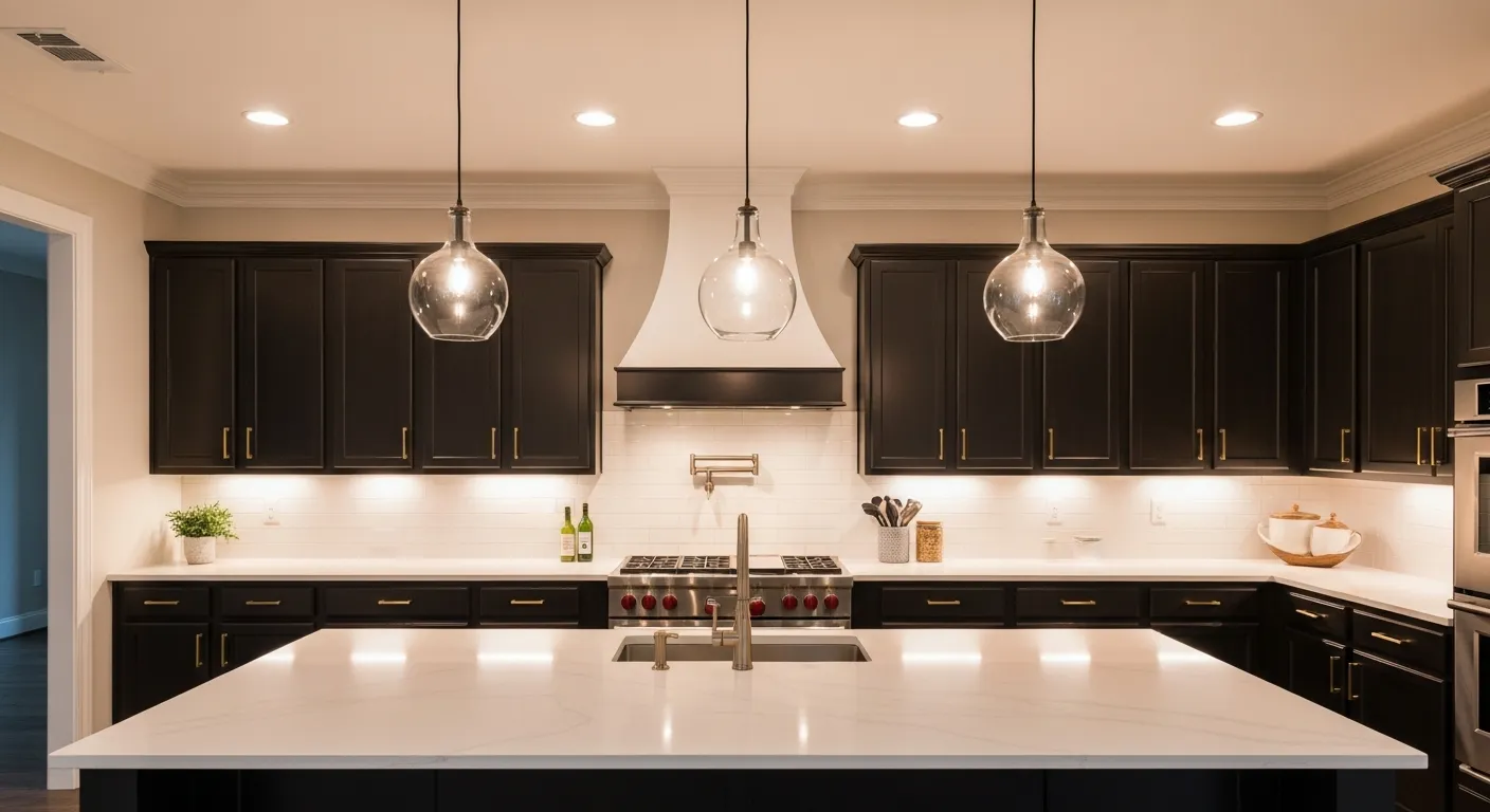 Island pendants & under-cabinet — Plano, TX