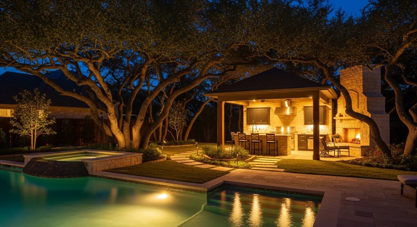 Pool & landscape lighting — Southlake, TX